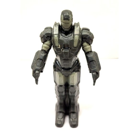 Iron Man 2 Burger King Toy Action Figure War Machine 2010 Marvel Avengers (T12) - Picture 2 of 7